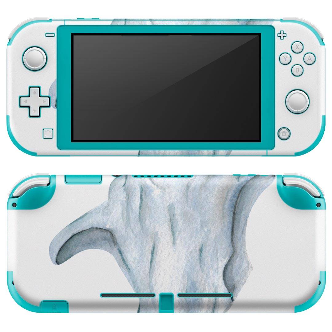 igsticker Nintendo Switch Lite 専用 デザインスキンシール 全面 ニンテンドー スイッチ ライト 専用 ゲーム機 カバー アクセサリー フィルム ステッカー エアフリー 014713 ハロウィン おばけ