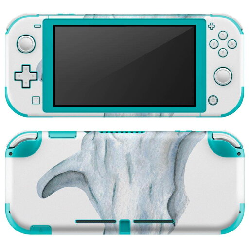 igsticker Nintendo Switch Lite 専用 デザインスキンシール 全面 ニンテンドー スイッチ ライト 専用 ゲーム機 カバー アクセサリー フィルム ステッカー エアフリー 014713 ハロウィン おばけ