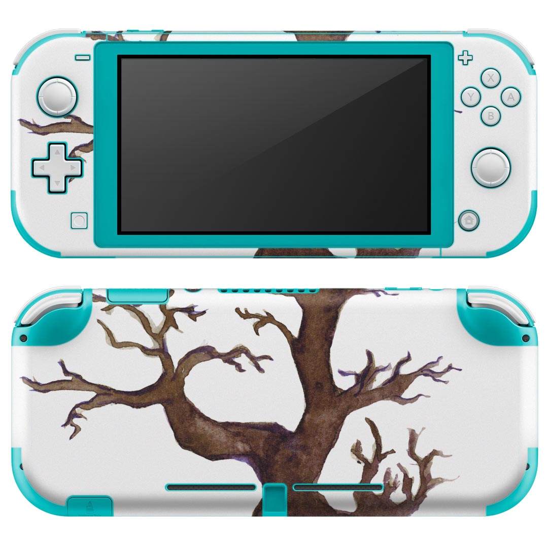 igsticker Nintendo Switch Lite 専用 デザインスキンシール 全面 ニンテンドー スイッチ ライト 専用 ゲーム機 カバー アクセサリー フィルム ステッカー エアフリー 014715 木　植物