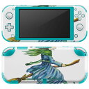 igsticker Nintendo Switch Lite 専用 デザインスキンシール 全面 ニンテンドー スイッチ ライト 専用 ゲーム機 カバー アクセサリー フィルム ステッカー エアフリー 014716 ハロウィン 魔女
