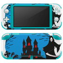 igsticker Nintendo Switch Lite 専用 デザインスキンシール 全面 ニンテンドー スイッチ ライト 専用 ゲーム機 カバー アクセサリー フィルム ステッカー エアフリー 014721 ハロウィン おばけ