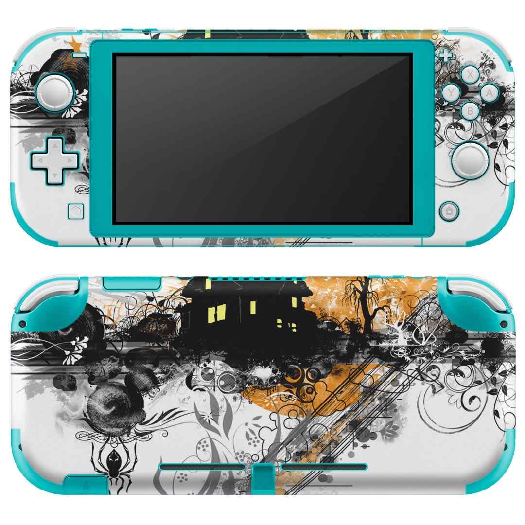 igsticker Nintendo Switch Lite 専用 デザインスキンシール 全面 ニンテンドー スイッチ ライト 専用 ゲーム機 カバー アクセサリー フィルム ステッカー エアフリー 014732 ハロウィン 魔女