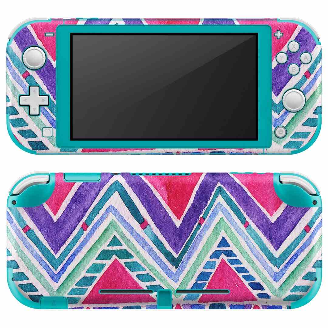 igsticker Nintendo Switch Lite 専用 デザインスキンシール 全面 ニンテンドー スイッチ ライト 専用 ゲーム機 カバー アクセサリー フィルム ステッカー エアフリー 014777 模様　南国