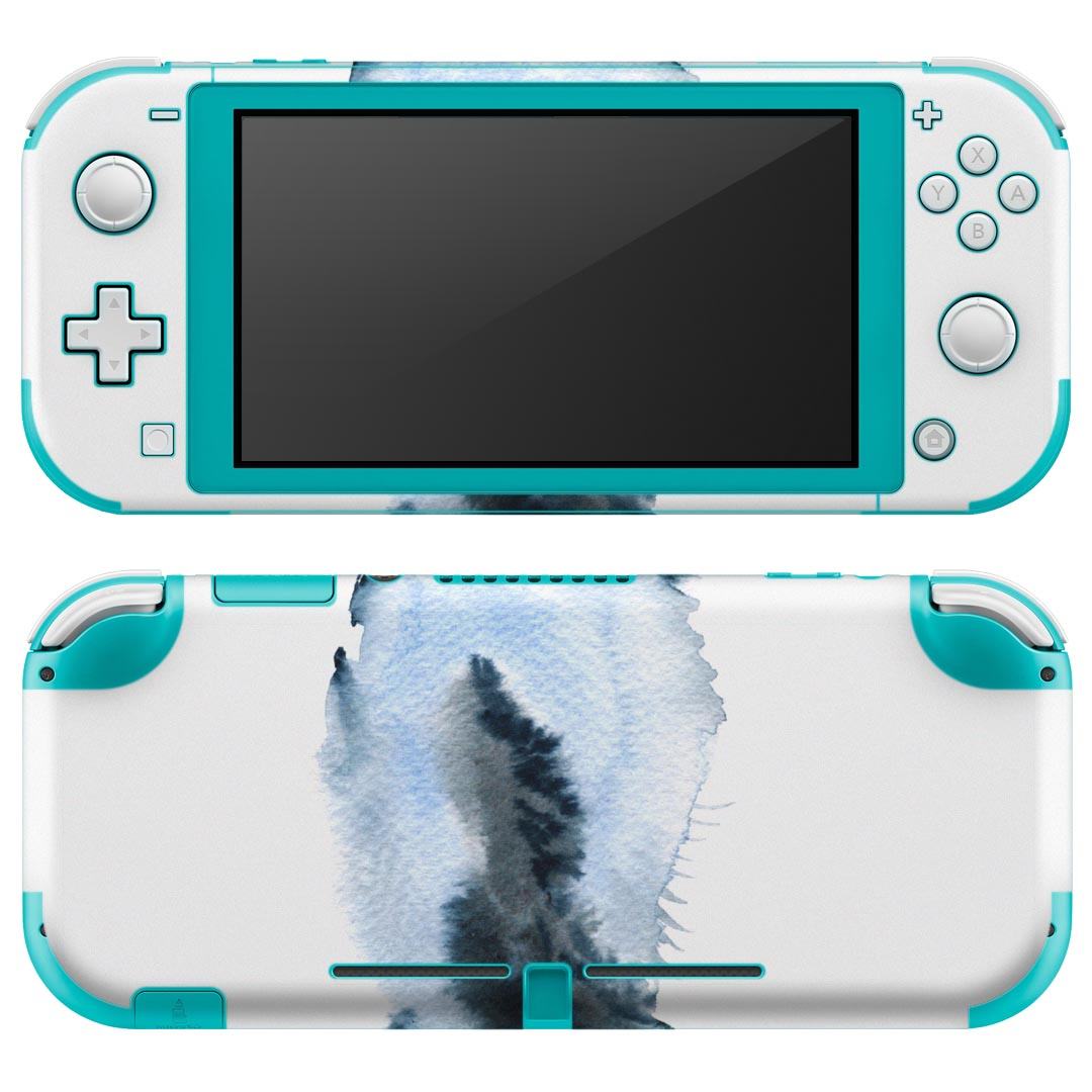 igsticker Nintendo Switch Lite 専用 デザインスキンシール 全面 ニンテンドー スイッチ ライト 専用 ゲーム機 カバー アクセサリー フィルム ステッカー エアフリー 014787 猫　後ろ姿　動物