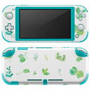 igsticker Nintendo Switch Lite 専用 デザインスキンシール 全面 ニンテンドー スイッチ ライト 専用 ゲーム機 カバー アクセサリー フィルム ステッカー エアフリー 014821 葉 緑 ツタ(2)