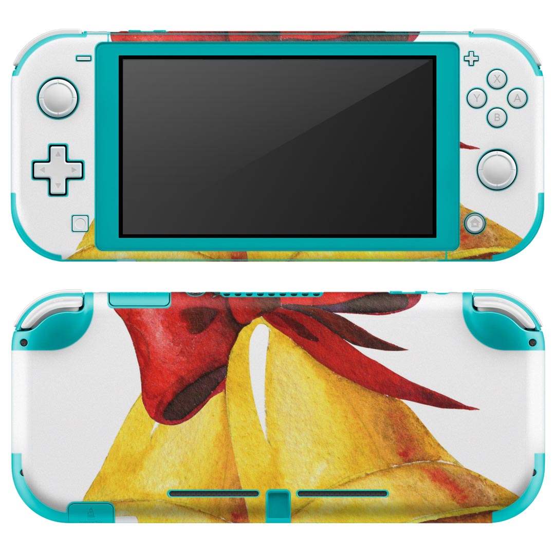 igsticker Nintendo Switch Lite 専用 デザインスキンシール 全面 ニンテンドー スイッチ ライト 専用 ゲーム機 カバー アクセサリー フィルム ステッカー エアフリー 014888 ベル　クリスマス　イラスト