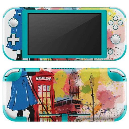 igsticker Nintendo Switch Lite 専用 デザインスキンシール 全面 ニンテンドー スイッチ ライト 専用 ゲーム機 カバー アクセサリー フィルム ステッカー エアフリー 014903 イラスト ロンドン 街 igsticker Nintendo Switch Lite 専用 デザインスキンシール 全面 ニンテンドー スイッチ ライト 専用 ゲーム機 カバー アクセサリー フィルム ステッカー エアフリー 014903 イラスト ロンドン 街