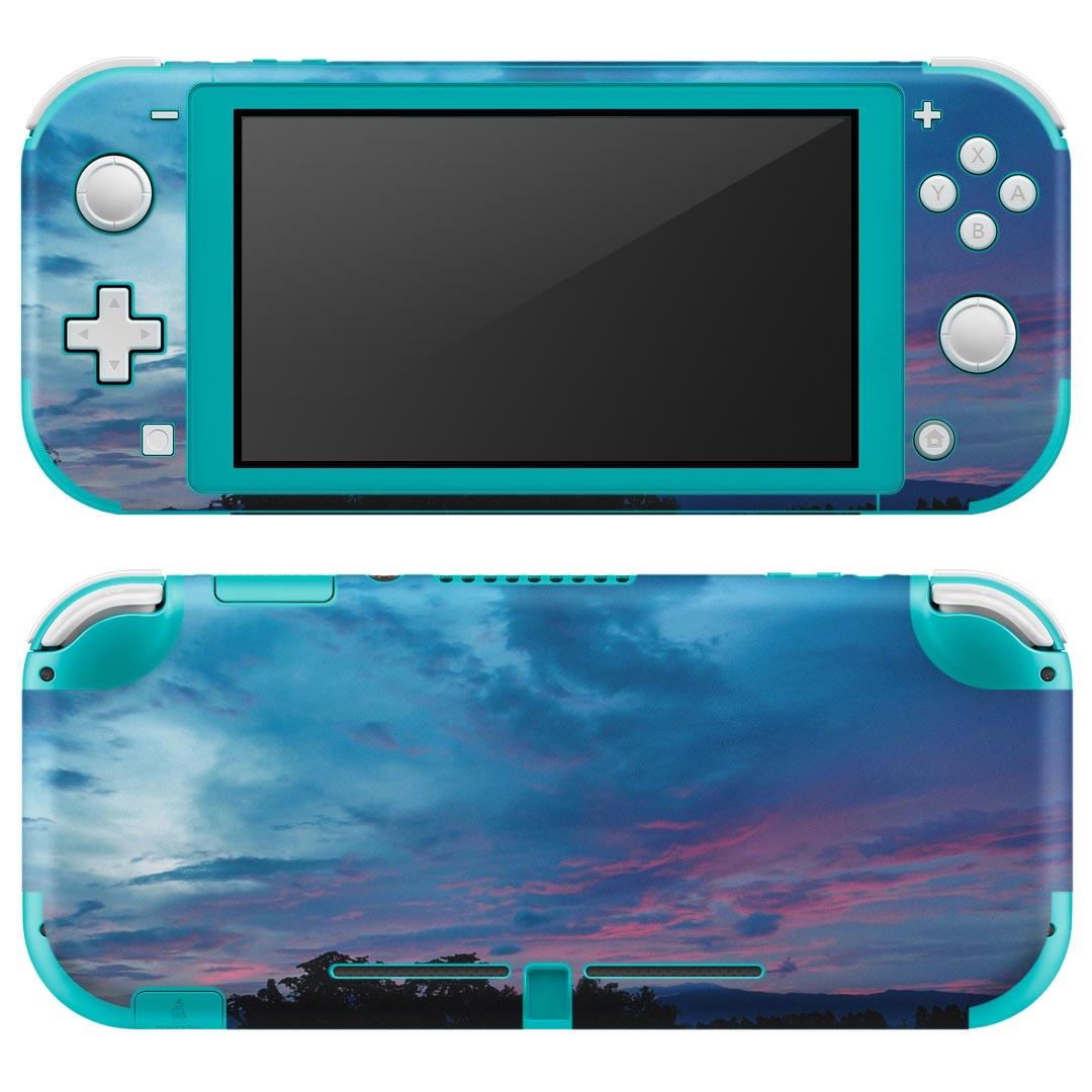 igsticker Nintendo Switch Lite 専用 デザインスキンシール 全面 ニンテンドー スイッチ ライト 専用 ゲーム機 カバー アクセサリー フィルム ステッカー エアフリー 014906 景色　夜景　自然