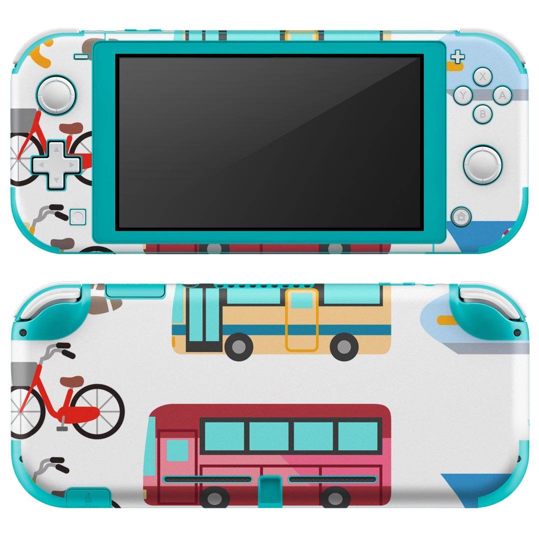 igsticker Nintendo Switch Lite 専用 デザインスキンシール 全面 ニンテンドー スイッチ ライト 専用 ゲーム機 カバー アクセサリー フィルム ステッカー エアフリー 014913 乗り物　車　新幹線