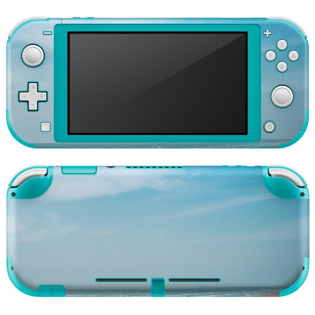 igsticker Nintendo Switch Lite 専用 デザインスキンシール 全面 ニンテンドー スイッチ ライト 専用 ゲーム機 カバー アクセサリー フィルム ステッカー エアフリー 014929 自然　景色　風景　海　夏