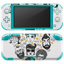 igsticker Nintendo Switch Lite 専用 デザインスキンシール 全面 ニンテンドー スイッチ ライト 専用 ゲーム機 カバー アクセサリー フィルム ステッカー エアフリー 014951 イラスト　人　顔