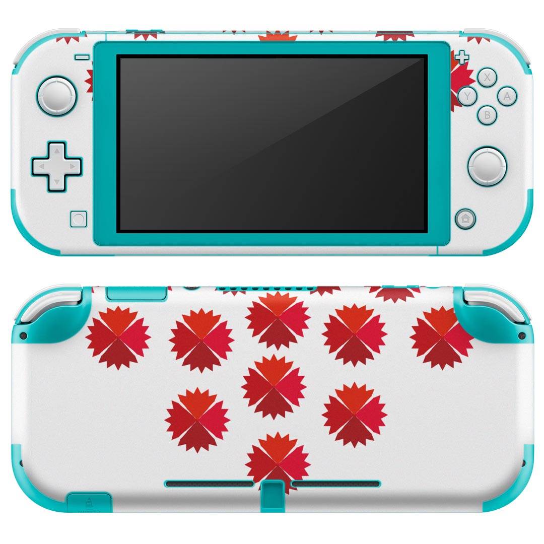 igsticker Nintendo Switch Lite 専用 デザインスキンシール 全面 ニンテンドー スイッチ ライト 専用 ゲーム機 カバー アクセサリー フィルム ステッカー エアフリー 015280 母の日　バラ　花　母　カーネーション