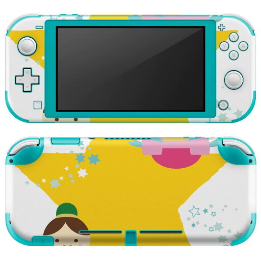 igsticker Nintendo Switch Lite 専用 デザインスキンシール 全面 ニンテンドー スイッチ ライト 専用 ゲーム機 カバー アクセサリー フィルム ステッカー エアフリー 015292 七夕 ひこぼし 星 おりひめ