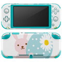 igsticker Nintendo Switch Lite 専用 デザインスキンシール 全面 ニンテンドー スイッチ ライト 専用 ゲーム機 カバー アクセサリー フィルム ステッカー エアフリー 015298 イースター たまご うさぎ