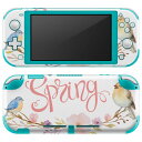 igsticker Nintendo Switch Lite 専用 デザインスキンシール 全面 ニンテンドー スイッチ ライト 専用 ゲーム機 カバー アクセサリー フィルム ステッカー エアフリー 015390 1 イースター たまご とり うさぎ パステル
