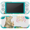igsticker Nintendo Switch Lite 専用 デザインスキンシール 全面 ニンテンドー スイッチ ライト 専用 ゲーム機 カバー アクセサリー フィルム ステッカー エアフリー 015391 1 イースター たまご とり うさぎ パステル