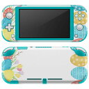 igsticker Nintendo Switch Lite 専用 デザインスキンシール 全面 ニンテンドー スイッチ ライト 専用 ゲーム機 カバー アクセサリー フィルム ステッカー エアフリー 015396 1 イースター たまご とり うさぎ パステル