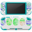 igsticker Nintendo Switch Lite 専用 デザインスキンシール 全面 ニンテンドー スイッチ ライト 専用 ゲーム機 カバー アクセサリー フィルム ステッカー エアフリー 015400 1 イースター たまご とり うさぎ パステル