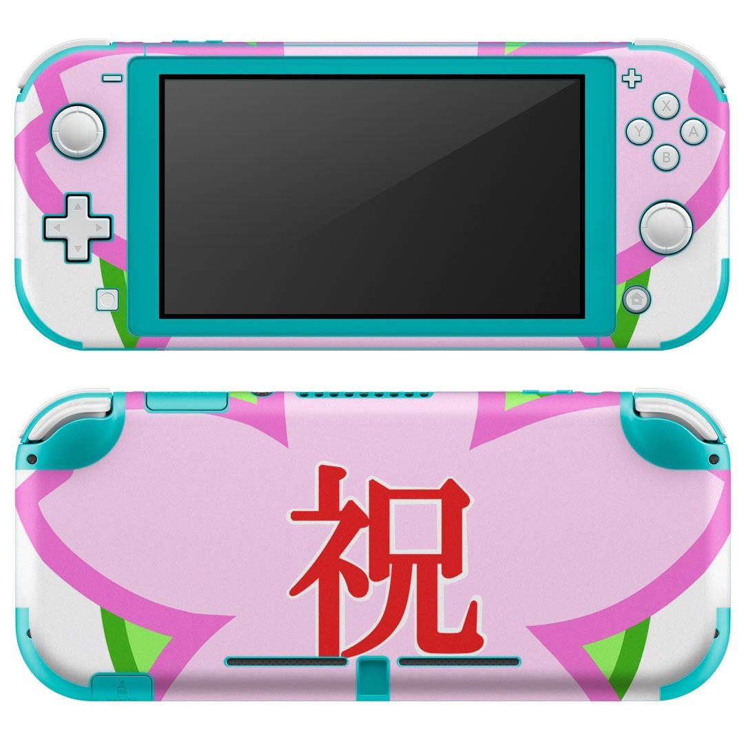 igsticker Nintendo Switch Lite 専用 デザインスキンシール 全面 ニンテンドー スイッチ ライト 専用 ゲーム機 カバー アクセサリー フィルム ステッカー エアフリー 015405 桜 合格 お祝い