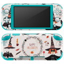 igsticker Nintendo Switch Lite 専用 デザインスキンシール 全面 ニンテンドー スイッチ ライト 専用 ゲーム機 カバー アクセサリー フィルム ステッカー エアフリー 015415 ハロウィン カボチャ お菓子 英字 おばけ