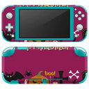 igsticker Nintendo Switch Lite 専用 デザインスキンシール 全面 ニンテンドー スイッチ ライト 専用 ゲーム機 カバー アクセサリー フィルム ステッカー エアフリー 015417 1 ハロウィン カボチャ お菓子 英字 おばけ