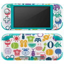 igsticker Nintendo Switch Lite 専用 デザインスキンシール 全面 ニンテンドー スイッチ ライト 専用 ゲーム機 カバー アクセサリー フィルム ステッカー エアフリー 015437 夏　提灯　デコ