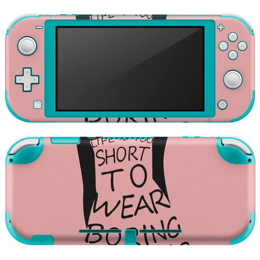 igsticker Nintendo Switch Lite 専用 デザインスキンシール 全面 ニンテンドー スイッチ ライト 専用 ゲーム機 カバー アクセサリー フィルム ステッカー エアフリー 015532 女の子 ピンク 英語 igsticker Nintendo Switch Lite 専用 デザインスキンシール 全面 ニンテンドー スイッチ ライト 専用 ゲーム機 カバー アクセサリー フィルム ステッカー エアフリー 015532 女の子 ピンク 英語