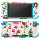 igsticker Nintendo Switch Lite 専用 デザインスキンシール 全面 ニンテンドー スイッチ ライト 専用 ゲーム機 カバー アクセサリー フィルム ステッカー エアフリー 015565 お菓子 紅茶 かわいい