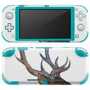 igsticker Nintendo Switch Lite 専用 デザインスキンシール 全面 ニンテンドー スイッチ ライト 専用 ゲーム機 カバー アクセサリー フィルム ステッカー エアフリー 015586 鹿　動物　手書き　絵