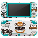 igsticker Nintendo Switch Lite 専用 デザインスキンシール 全面 ニンテンドー スイッチ ライト 専用 ゲーム機 カバー アクセサリー フィルム ステッカー エアフリー 015598 ハロウィン 英字