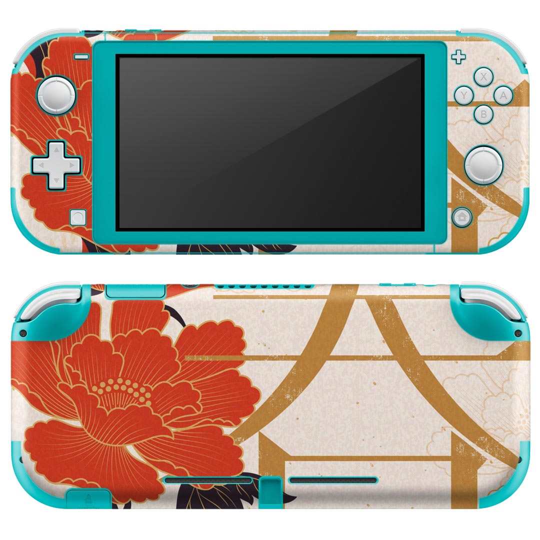igsticker Nintendo Switch Lite 専用 デザインスキンシール 全面 ニンテンドー スイッチ ライト 専用 ゲーム機 カバー アクセサリー フィルム ステッカー エアフリー 015664 春 日本語 花