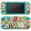 igsticker Nintendo Switch Lite 専用 デザインスキンシール 全面 ニンテンドー スイッチ ライト 専用 ゲーム機 カバー アクセサリー フィルム ステッカー エアフリー 015711 野球 運動 球技(2)