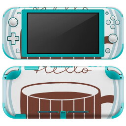 igsticker Nintendo Switch Lite 専用 デザインスキンシール 全面 ニンテンドー スイッチ ライト 専用 ゲーム機 カバー アクセサリー フィルム ステッカー エアフリー 015726 カフェ　食べ物　飲み物