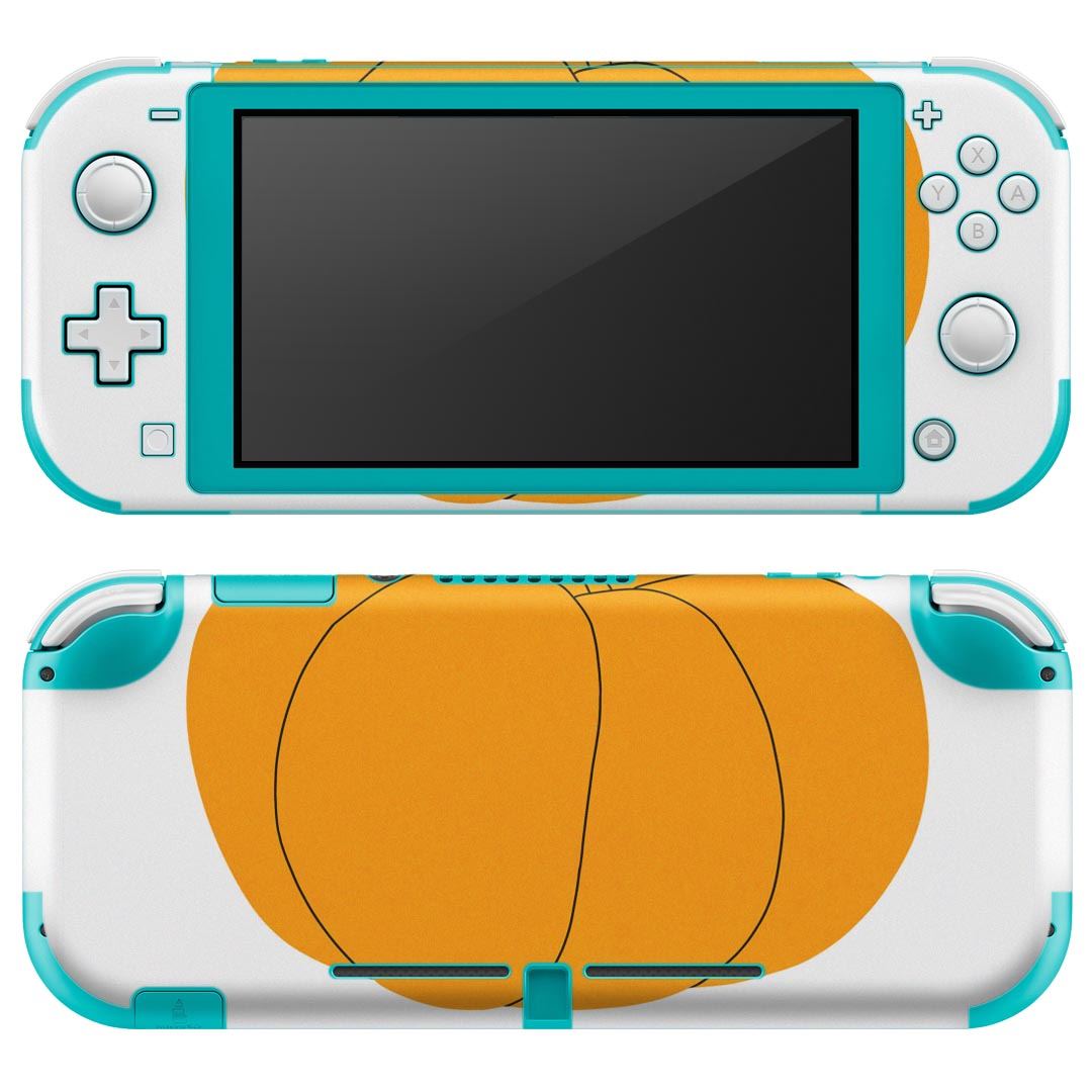 igsticker Nintendo Switch Lite 専用 デザインスキンシール 全面 ニンテンドー スイッチ ライト 専用 ゲーム機 カバー アクセサリー フィルム ステッカー エアフリー 015749 かぼちゃ 食べ物 野菜
