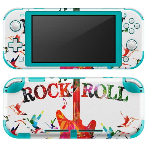 igsticker Nintendo Switch Lite 専用 デザインスキンシール 全面 ニンテンドー スイッチ ライト 専用 ゲーム機 カバー アクセサリー フィルム ステッカー エアフリー 015807 ロック ギター カラフル igsticker Nintendo Switch Lite 専用 デザインスキンシール 全面 ニンテンドー スイッチ ライト 専用 ゲーム機 カバー アクセサリー フィルム ステッカー エアフリー 015807 ロック ギター カラフル
