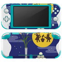 igsticker Nintendo Switch Lite 専用 デザインスキンシール 全面 ニンテンドー スイッチ ライト 専用 ゲーム機 カバー アクセサリー フィルム ステッカー エアフリー 015834 月見 十五夜 うさぎ