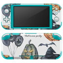igsticker Nintendo Switch Lite 専用 デザインスキンシール 全面 ニンテンドー スイッチ ライト 専用 ゲーム機 カバー アクセサリー フィルム ステッカー エアフリー 015841 ハロウィン おばけ halloween