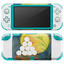 igsticker Nintendo Switch Lite 専用 デザインスキンシール 全面 ニンテンドー スイッチ ライト 専用 ゲーム機 カバー アクセサリー フィルム ステッカー エアフリー 015850 月見 十五夜 うさぎ