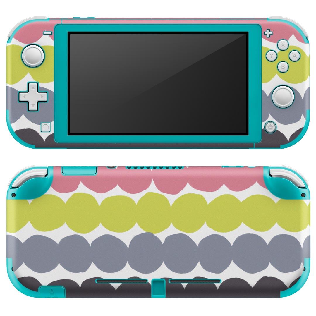 igsticker Nintendo Switch Lite 専用 デザインスキンシール 全面 ニンテンドー スイッチ ライト 専用 ゲーム機 カバー アクセサリー フィルム ステッカー エアフリー 015919 模様　北欧　手描き