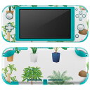 igsticker Nintendo Switch Lite 専用 デザインスキンシール 全面 ニンテンドー スイッチ ライト 専用 ゲーム機 カバー アクセサリー フィルム ステッカー エアフリー 015924 観葉植物 植木鉢(2)