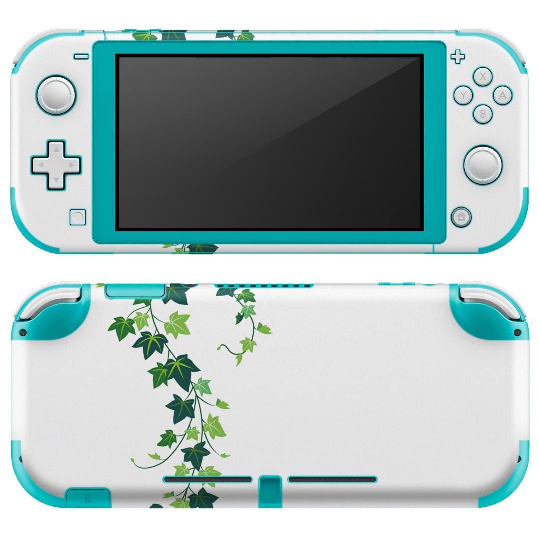 igsticker Nintendo Switch Lite 専用 デザインスキンシール 全面 ニンテンドー スイッチ ライト 専用 ゲーム機 カバー アクセサリー フィルム ステッカー エアフリー 015926 ツタ 植物 観葉植物