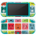 igsticker Nintendo Switch Lite 専用 デザインスキンシール 全面 ニンテンドー スイッチ ライト 専用 ゲーム機 カバー アクセサリー フィルム ステッカー エアフリー 015929 顔　笑顔　かわいい