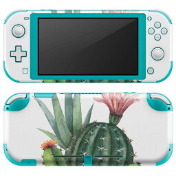 igsticker Nintendo Switch Lite 専用 デザインスキンシール 全面 ニンテンドー スイッチ ライト 専用 ゲーム機 カバー アクセサリー フィルム ステッカー エアフリー 015950 サボテン　多肉植物