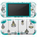 igsticker Nintendo Switch Lite 専用 デザインスキンシール 全面 ニンテンドー スイッチ ライト 専用 ゲーム機 カバー アクセサリー フィルム ステッカー エアフリー 016115 電球　ライト