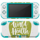 igsticker Nintendo Switch Lite 専用 デザインスキンシール 全面 ニンテンドー スイッチ ライト 専用 ゲーム機 カバー アクセサリー フィルム ステッカー エアフリー 016118 リンゴ 英語(2)