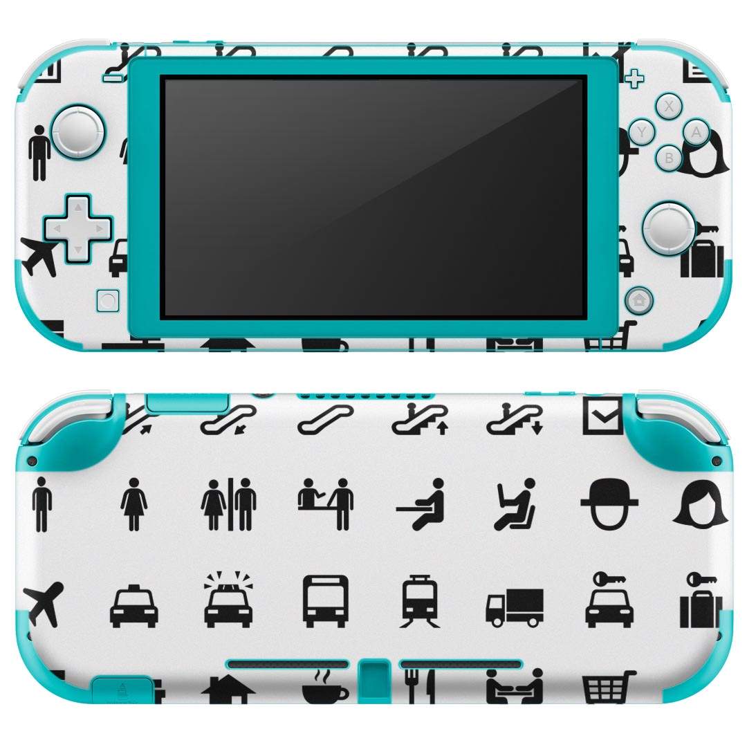 igsticker Nintendo Switch Lite 専用 デザインスキンシール 全面 ニンテンドー スイッチ ライト 専用 ゲーム機 カバー アクセサリー フィルム ステッカー エアフリー 016189 アイコン　家　スマホ