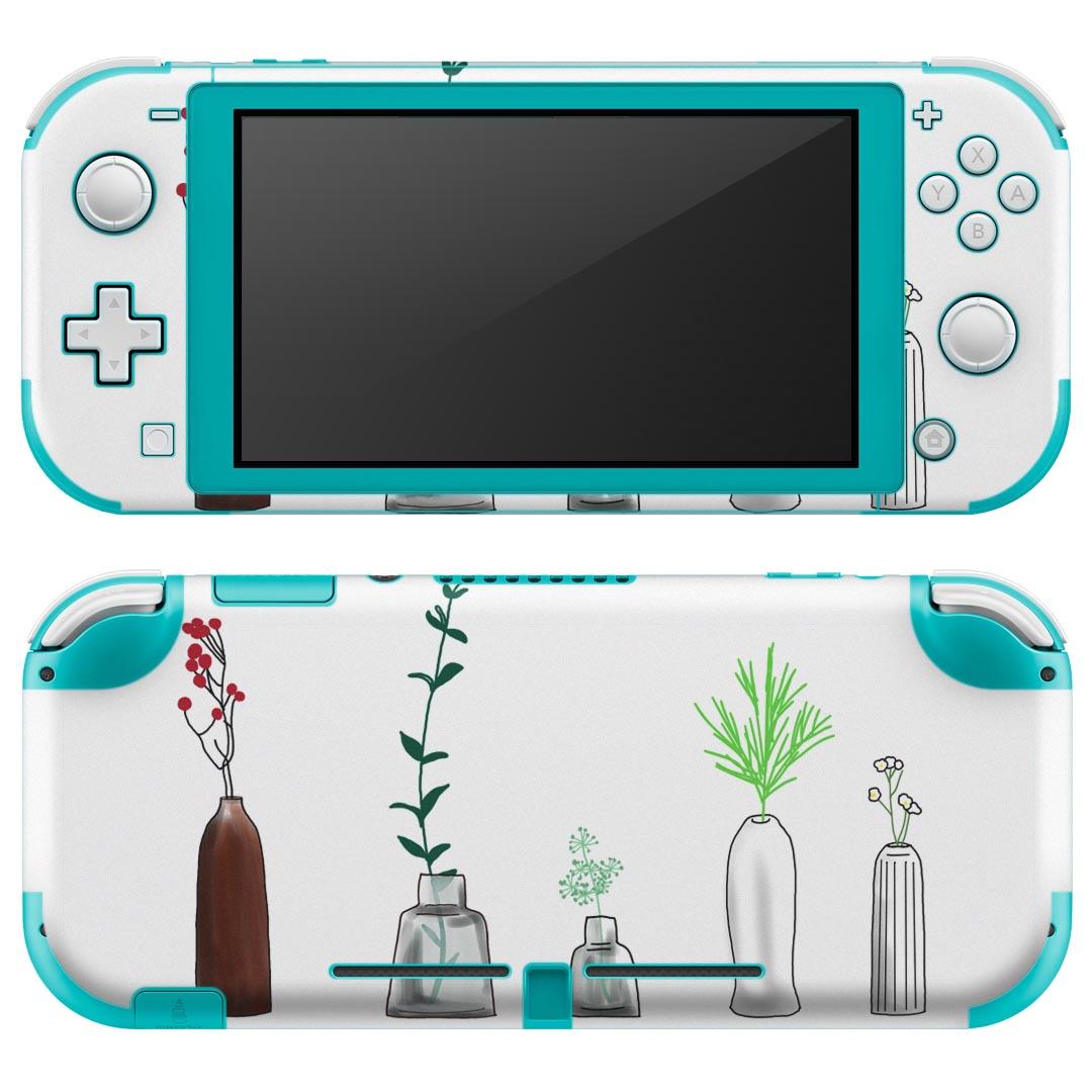 igsticker Nintendo Switch Lite 専用 デザインスキンシール 全面 ニンテンドー スイッチ ライト 専用 ゲーム機 カバー アクセサリー フィルム ステッカー エアフリー 016281 植物 草