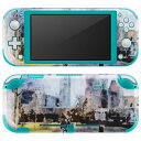 igsticker Nintendo Switch Lite 専用 デザインスキンシール 全面 ニンテンドー スイッチ ライト 専用 ゲーム機 カバー アクセサリー フィルム ステッカー エアフリー 016301 街並み 色彩