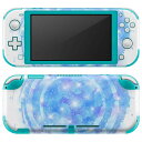 igsticker Nintendo Switch Lite 専用 デザインスキンシール 全面 ニンテンドー スイッチ ライト 専用 ゲーム機 カバー アクセサリー フィルム ステッカー エアフリー 016335 傘　梅雨　カラフル