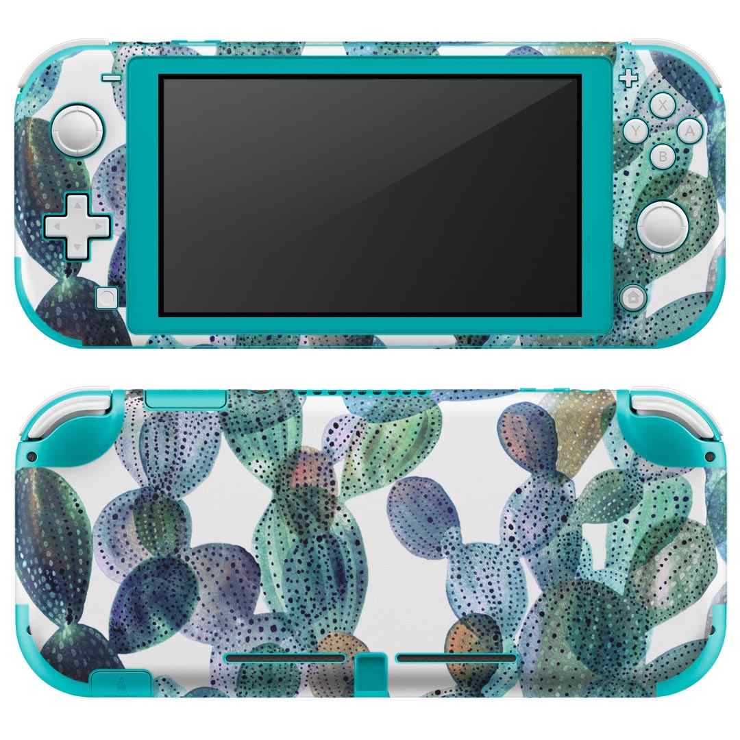 igsticker Nintendo Switch Lite 専用 デザインスキンシール 全面 ニンテンドー スイッチ ライト 専用 ゲーム機 カバー アクセサリー フィルム ステッカー エアフリー 016359 サボテン 植物 グラデーション